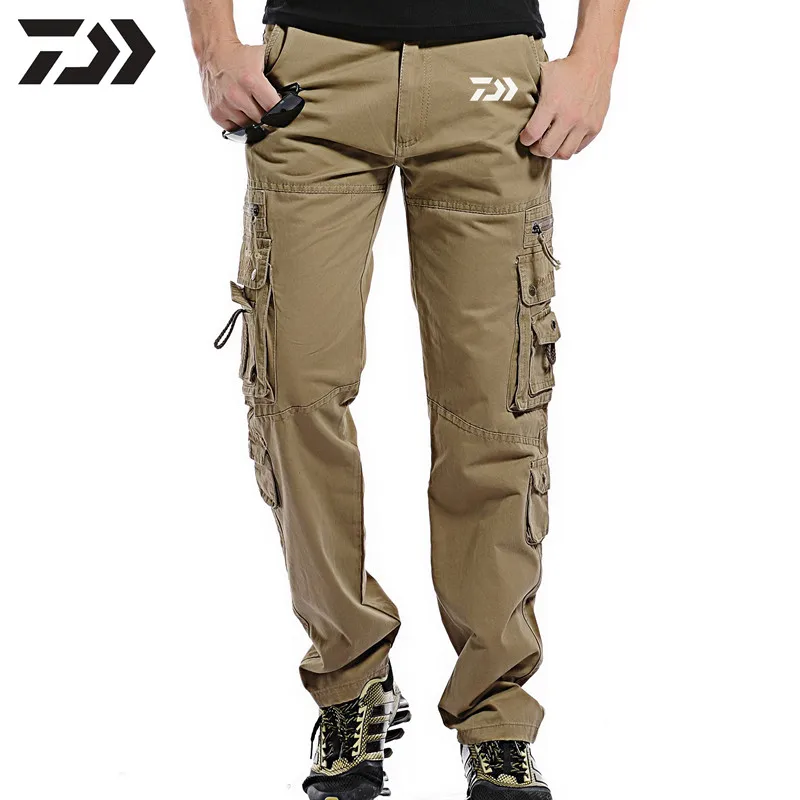 

2021 Daiwa Fishing Clothing Solid Quick Dry Fishing Pants Casual Breathable Plus Size Outdoor Sport Mens Elastic Fishing Clothes