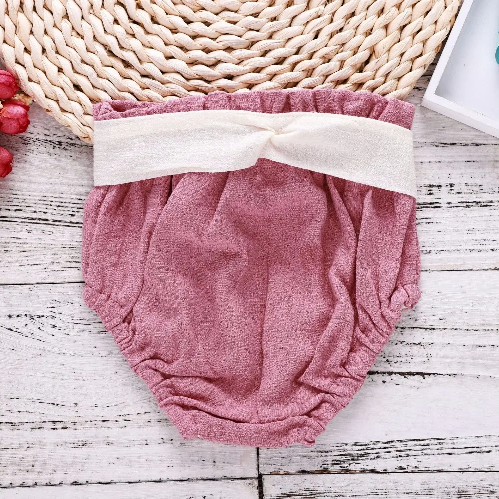 2018 милые розовые детские шаровары Шорты для маленьких девочек новорожденных
