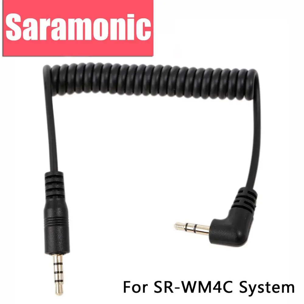 

Saramonic SR-PMC2 3.5mm Output Connecting Cable for the SR-WM4C Wireless Microphone Systems and iPhone/iPad Android