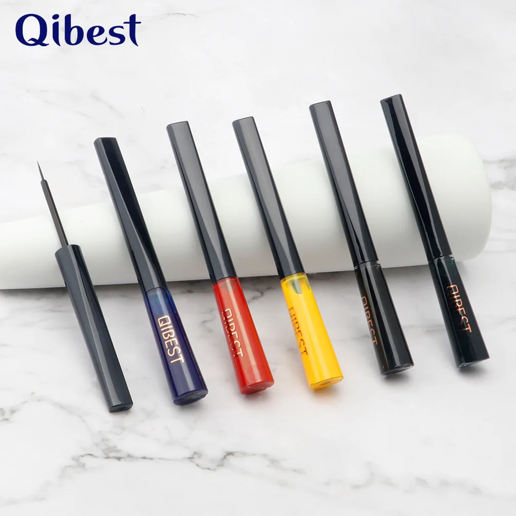 12 цветов Подводка для глаз жидкая синяя Красная Зеленая коричневая подводка век