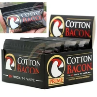 100 cotton bacon electronic cigarette gold version fit for rda rta atomizer tank vaporizer ecig accessories freeshipping