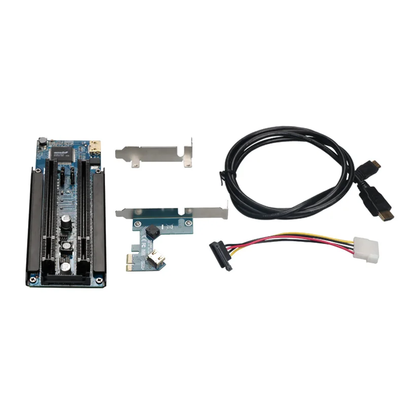 QINDIAN добавить на картах PCI Express/PCI-E/PCIE X1 к адаптеру PCI/Riser/расширитель карты внешний