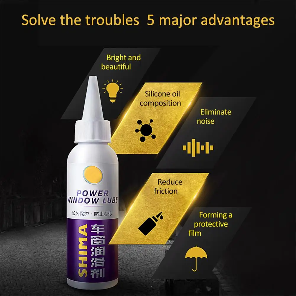 100 мл Авто обслуживание двери автомобиля шумоподавление окна смазка резиновый