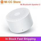 Компактная Bluetooth-Колонка Xiaomi Mi 2, Беспроводная портативная мини-колонка с Bluetooth, стерео, бас, с микрофоном, HD