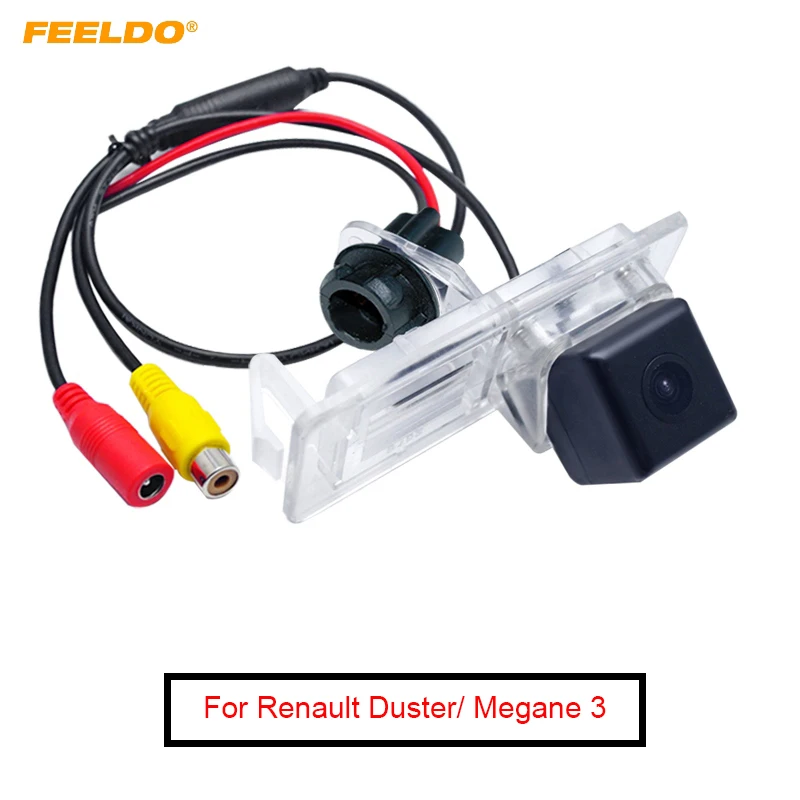 

FEELDO Promotion sale !! Car Backup Rear View Camera For Renault Fluence (09-15)/Dacia Duster(10-16)/Megane 3/Terrano(10~14)
