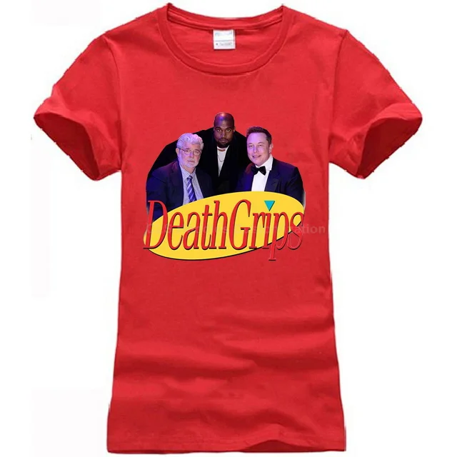 Women red Seinfeld Death Grips Футболка спортивная серая хлопковая Мужская US поставщик крутая Повседневная pride Футболка Мужская Унисекс модная футболка - Цвет: Women red