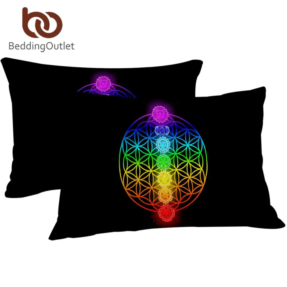 Наволочка для кровати чехол подушки Zen цветная наволочка с цветами из жизни