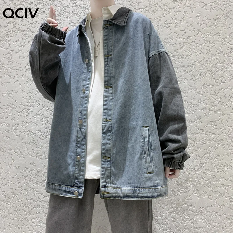 

New spring and autumn men's denim jacket spring casual trendy jacket