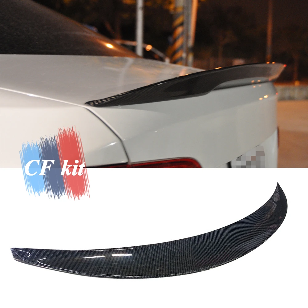 CF комплект крыло Настоящее углеродное волокно задний багажник губа крылья