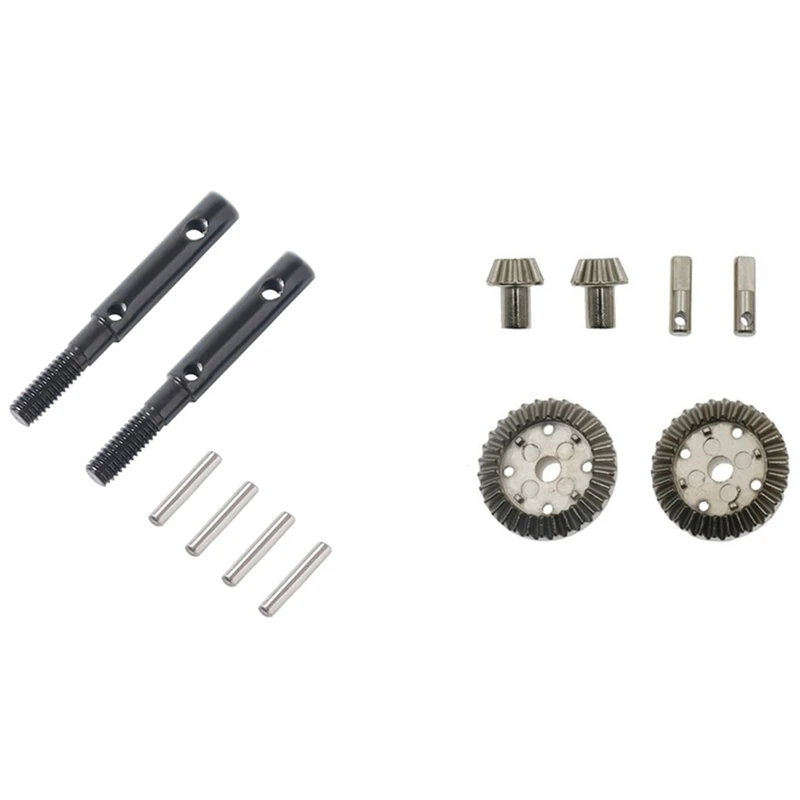 

2Pcs Metal Front CVD Drive Shaft With 2Pcs RC Car Differential Assembly For SG 1603 SG 1604 SG1603 SG1604 1/16 RC Car