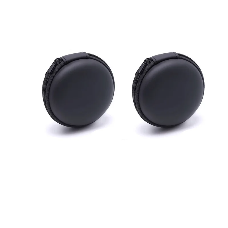 

Headset Package Headset Storage Box Data Cable Storage Box Round Three Packs Bluetooth Storage Bag