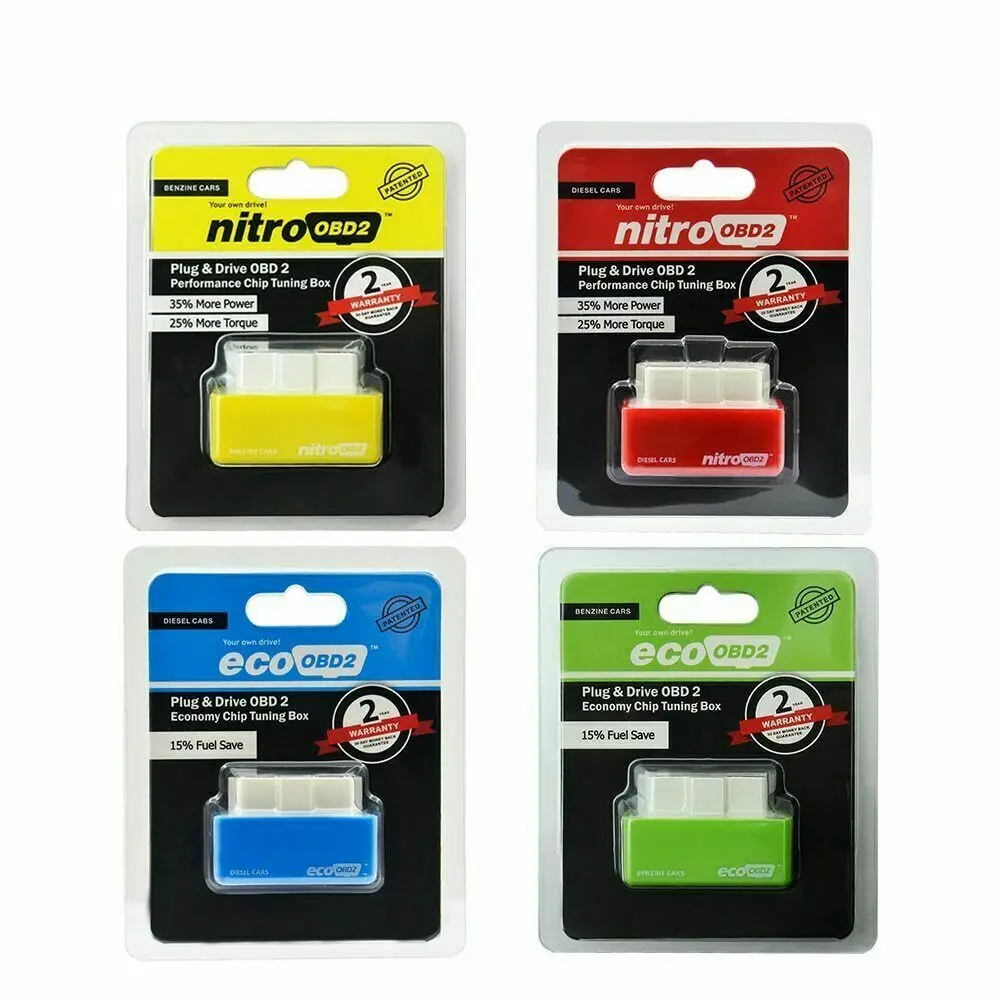1 шт. ECO OBD2 экономичный чип тюнинговая коробка интерфейс универсальный