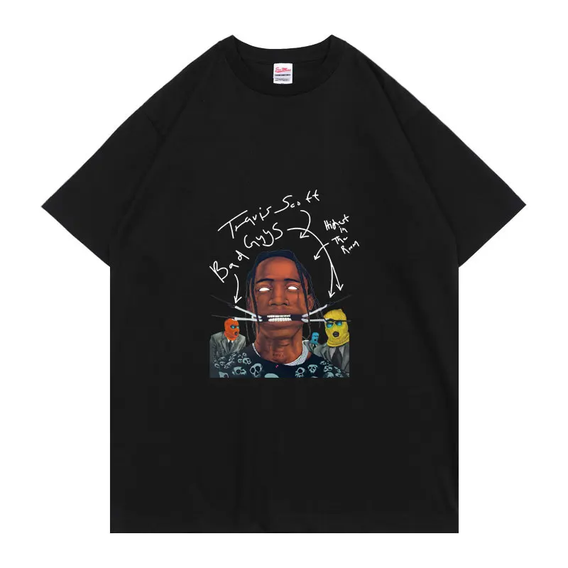 

Travis Scott Tshirt Men Women Oversized Vintage T-shirt Catus Jack T Shirts Streetwear Men Women Fashion Swag Tee Short Sleeve