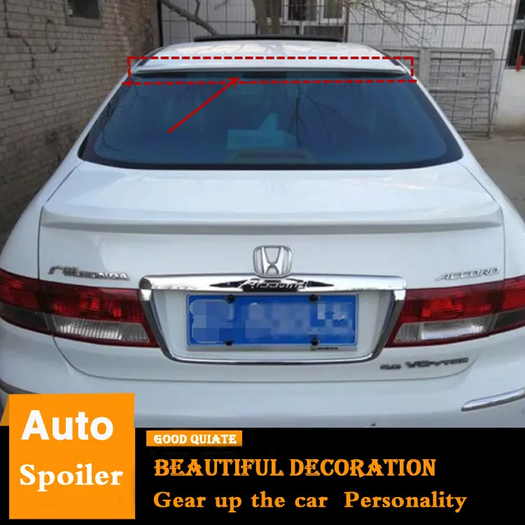 Спойлер на крышу для Honda Accord 2003 2007 высококачественный спойлер из АБС пластика