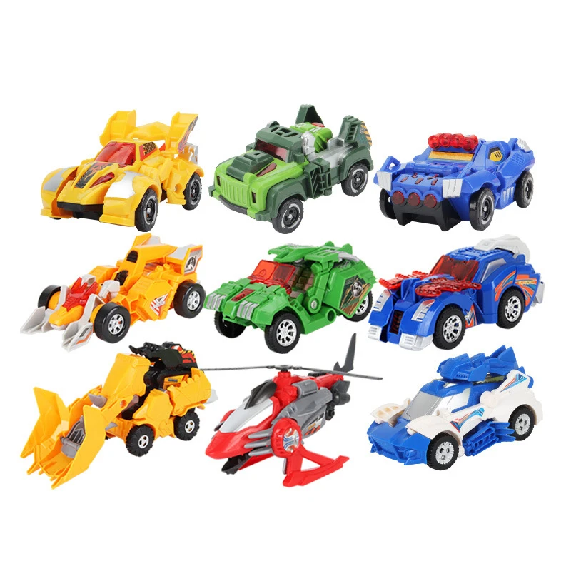 

Kids Transformation Dinosaur Car Toy Anime Action Figure Plastic ABS Education Deformation Vehicle Toys For Children Girls Boys