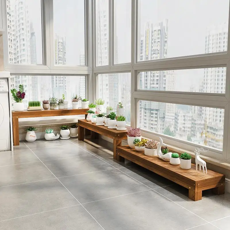 

Estanteria Pot Etagere Plante Wooden Shelves For Estante Para Plantas Dekoration Stojak Na Kwiaty Balcony Flower Plant Shelf