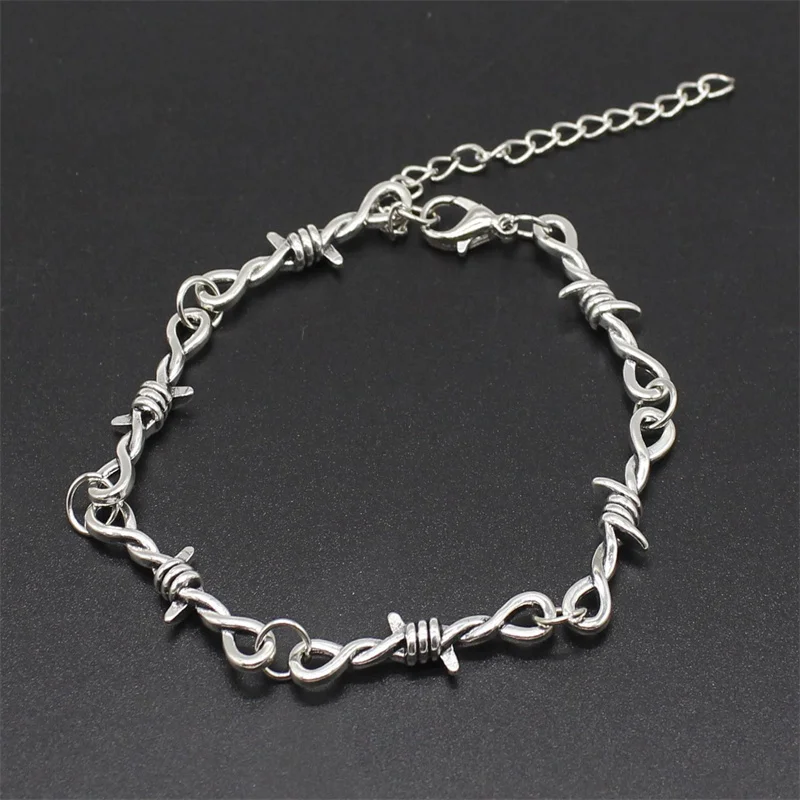 

Creative Fashion Jewelry Barbed Small Thorn Bracelet Unisex Hip Hop Goth Punk Gift
