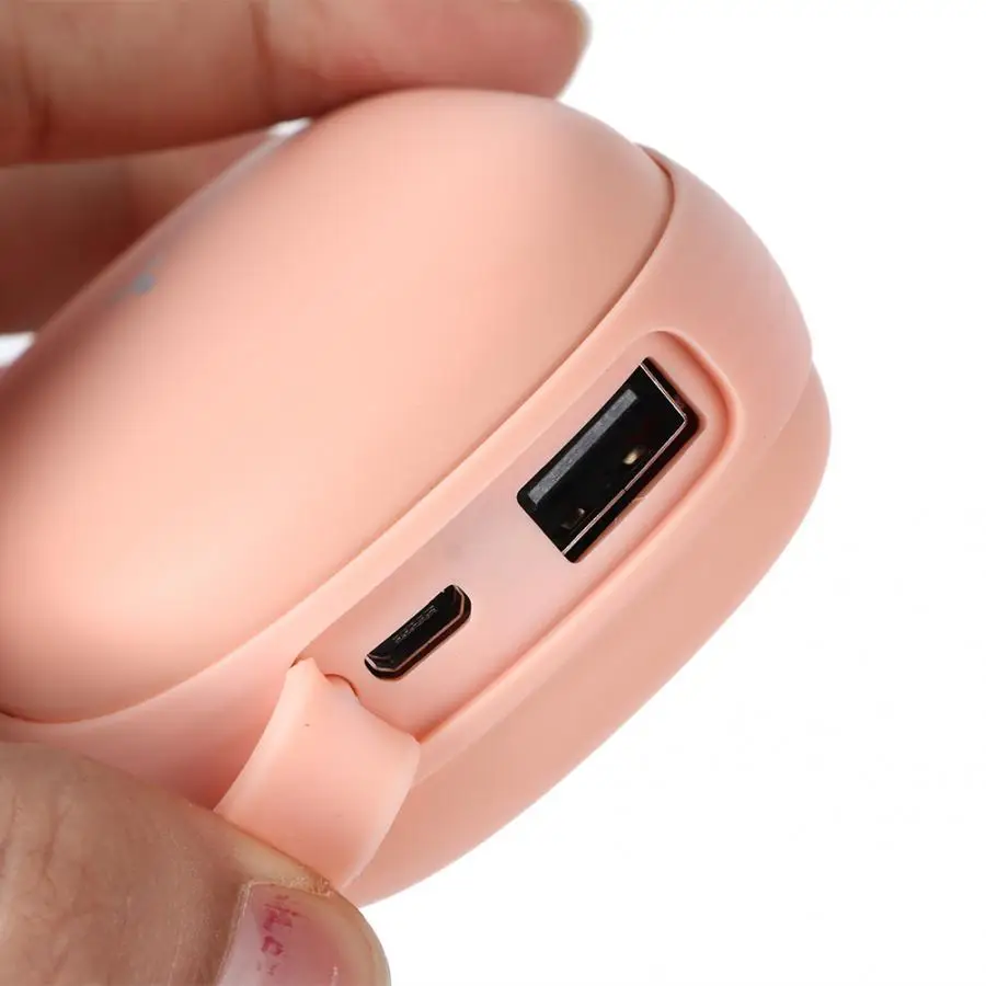 Удобный обогреватель 2 в 1 портативный двухсторонний термостатический для рук с