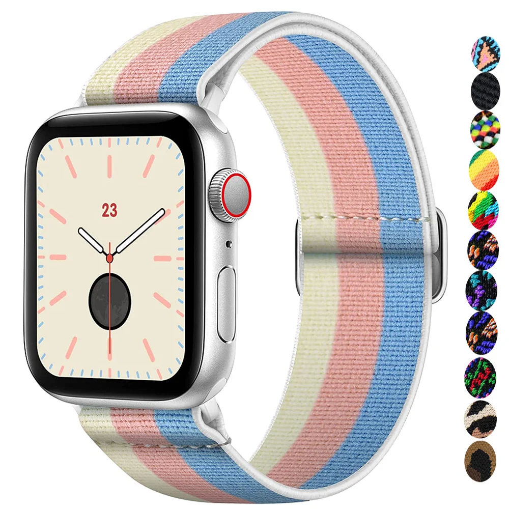 

Ремешок нейлоновый для apple watch band 44 мм 40 мм 45 мм 41 мм 38 мм 42 мм 44 мм