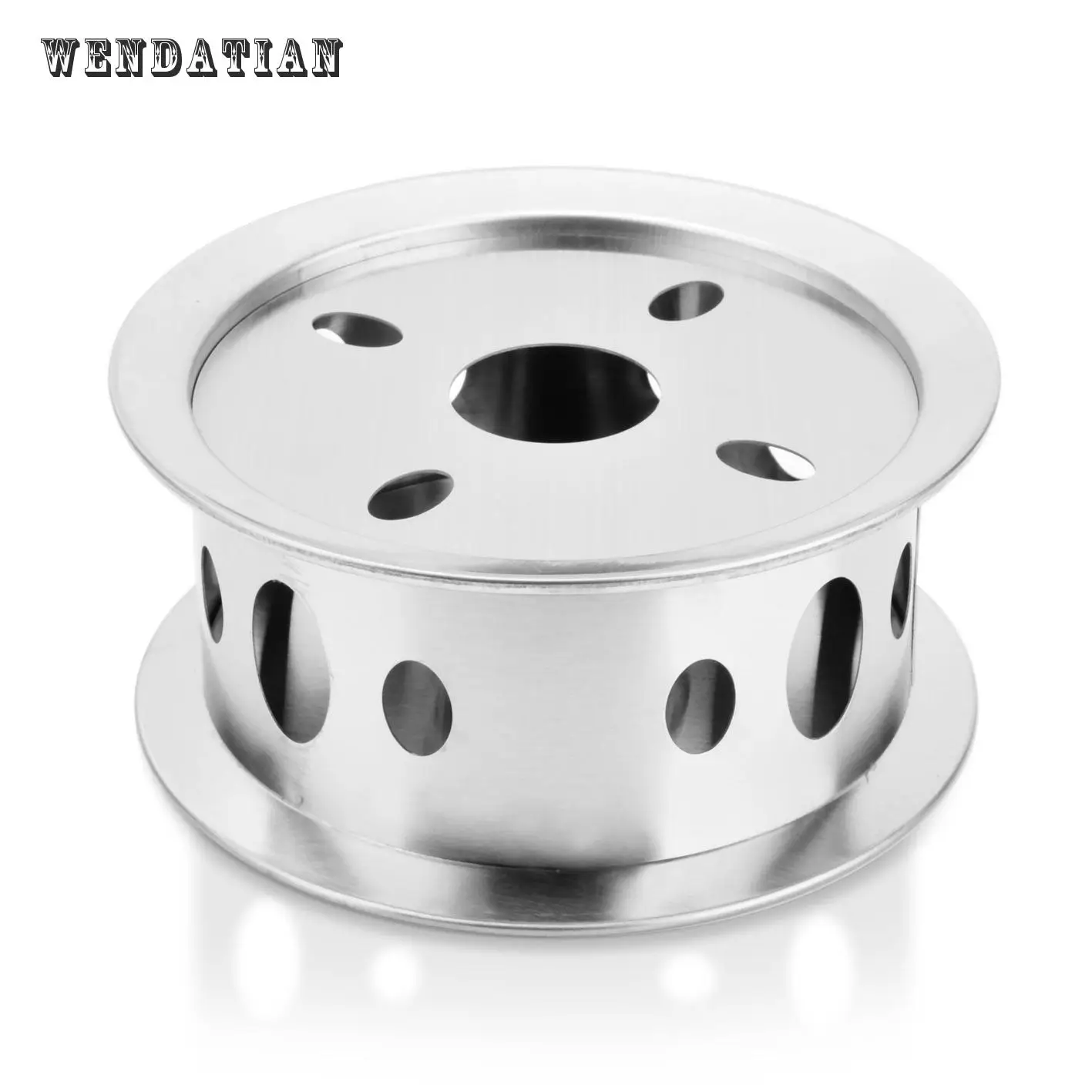 

Stainless Steel Round Candle Temperature Heater Tea Infusers Candle Base Heater Silver Round Coffee Teapot Warmer Trivets