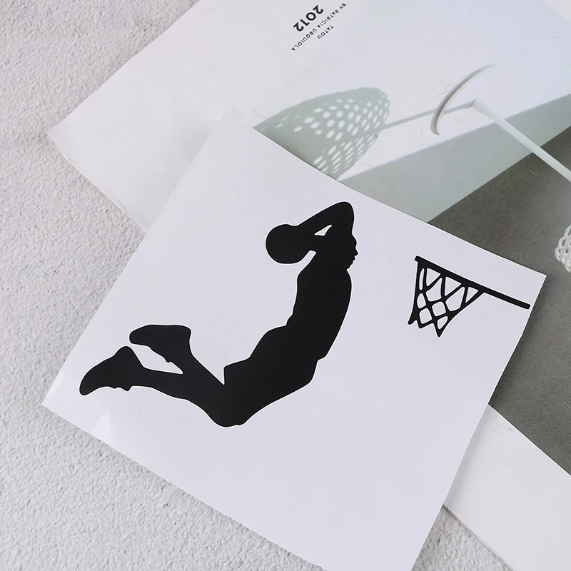 

Basketball Player Cartoon Vinyl Switch Sticker Decor Lightswitch Decor Wall