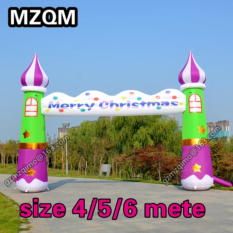 

Надувной Рождественский архальный наружный надувной Рождественский замок, надувной Рождественский замок