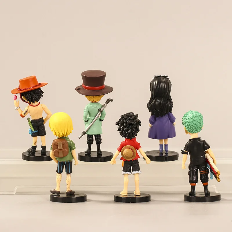 

COSTAR Hot Anime Luffy Zoro Robin Sanji Sabo Ace Figure Model Toys
