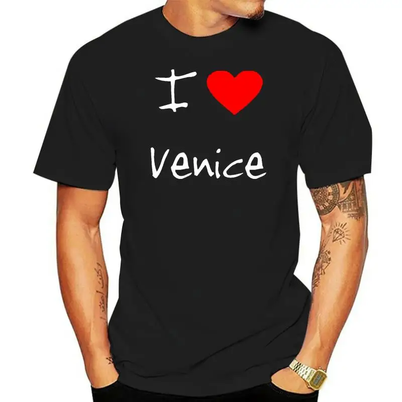 

Футболка с надписью «I Love Heart Venice»