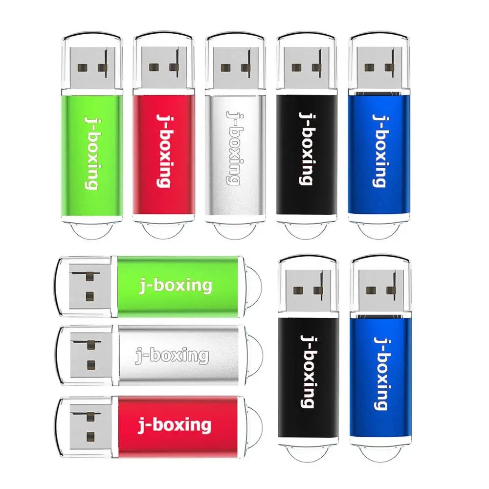 J boxing 10 шт. 64 Мб USB флеш накопитель прямоугольник 2 0 ручка флешки с крышкой для ПК