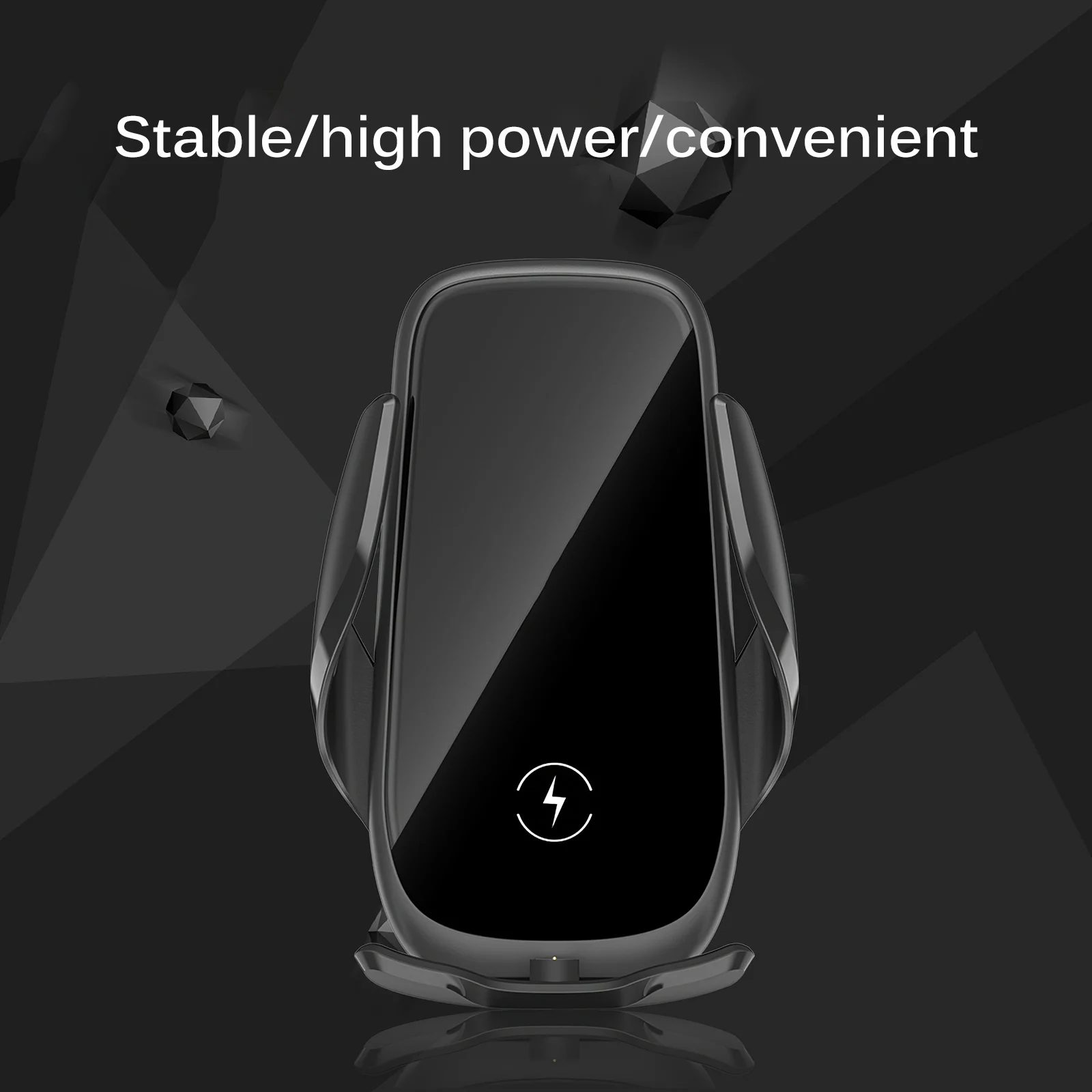 

2021 New Automatic Clamping 15W Car Wireless Charger For IPhone Xs Huawei Infrared Induction Wireless Car Charger Phone Holder