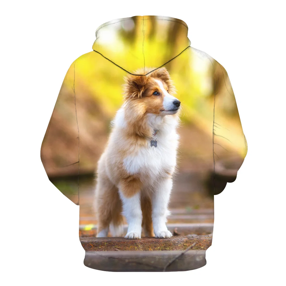 

Men's German Shepherd Dog 3D Printing Hoodie Autumn Long Sleeve Sweatshirt Women's Pullover Sportswear Hoodies Street Fashion