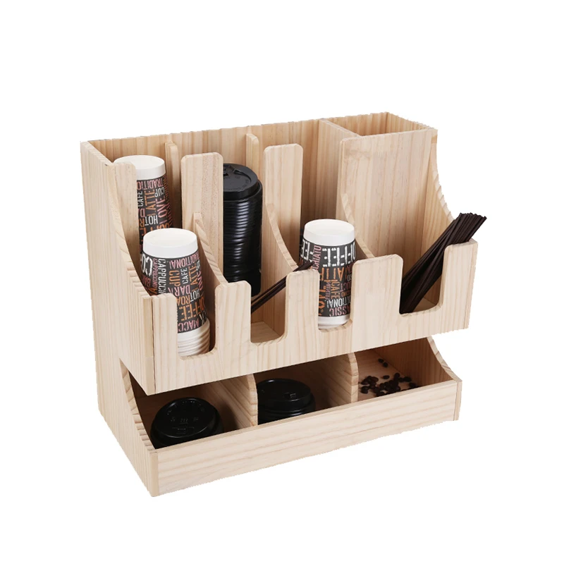 

High Quality Milk Tea Drink Warming Cooling Wood Cup Holder