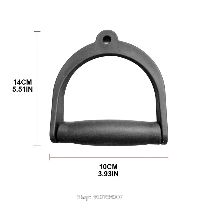 

Durable Wide Design Resistant Pull Rope Handle Grips Gym Training Heavy Duty D-Handle D09 20 Dropship