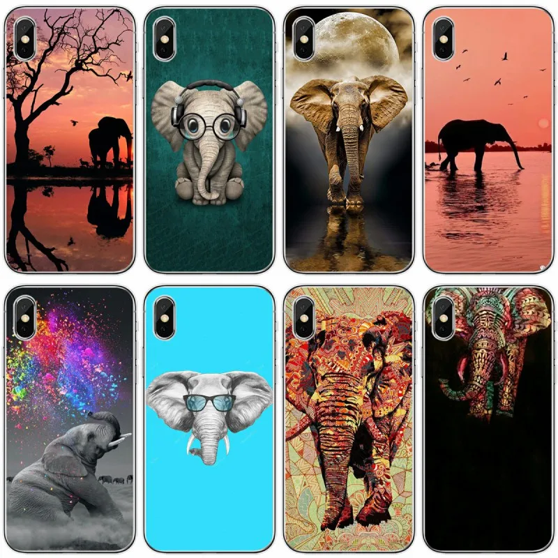 Totem Elephant Aztec мягкий силиконовый телефон чехол для iPhone 6 6plus 7 8plus 5 5S 5C SE X XS XR