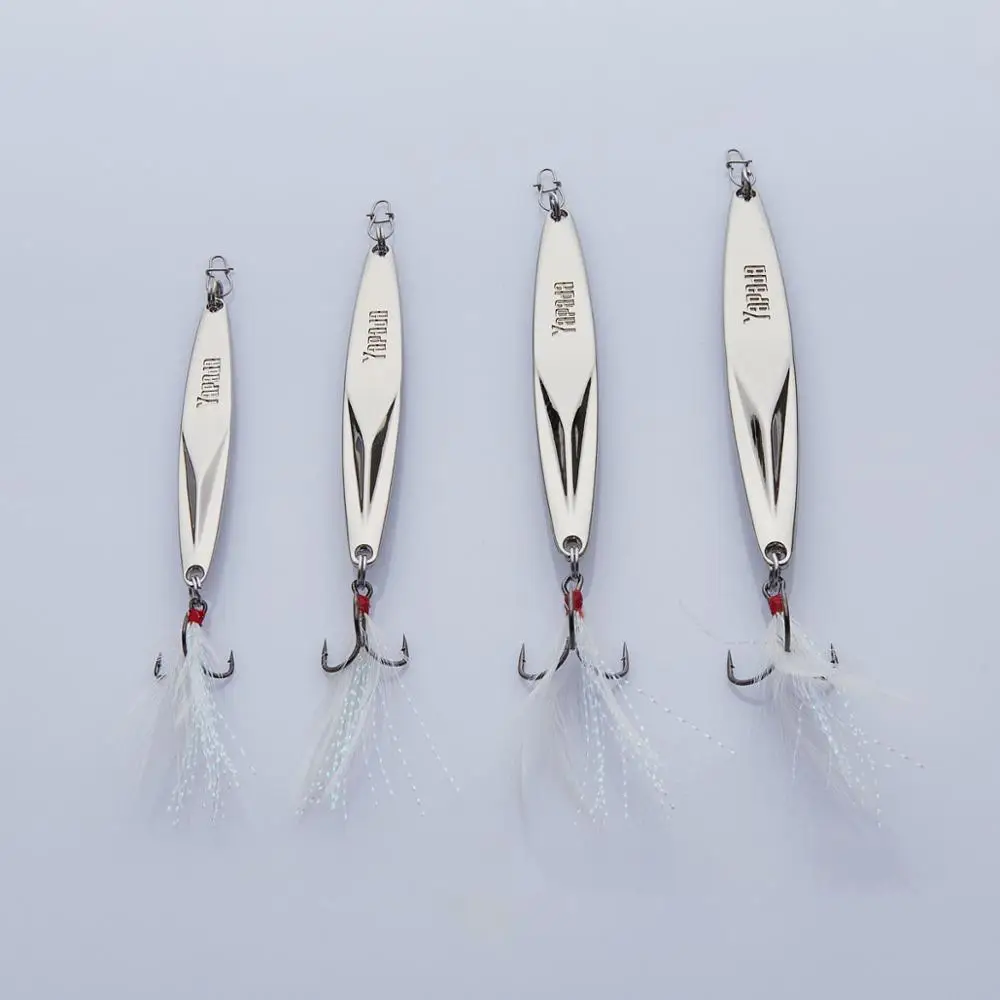 10g 15g 20g 25g Iron plate bait three reflective hooks with wear resistance and rust Suitable for sea fishing | Спорт и развлечения