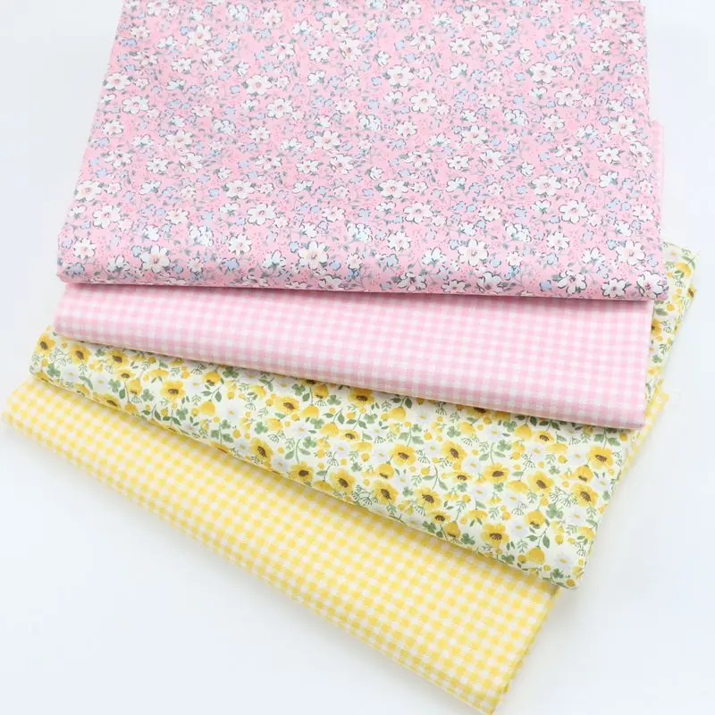 Розовая саржевая хлопковая Лоскутная Ткань со звездами для шитья своими руками