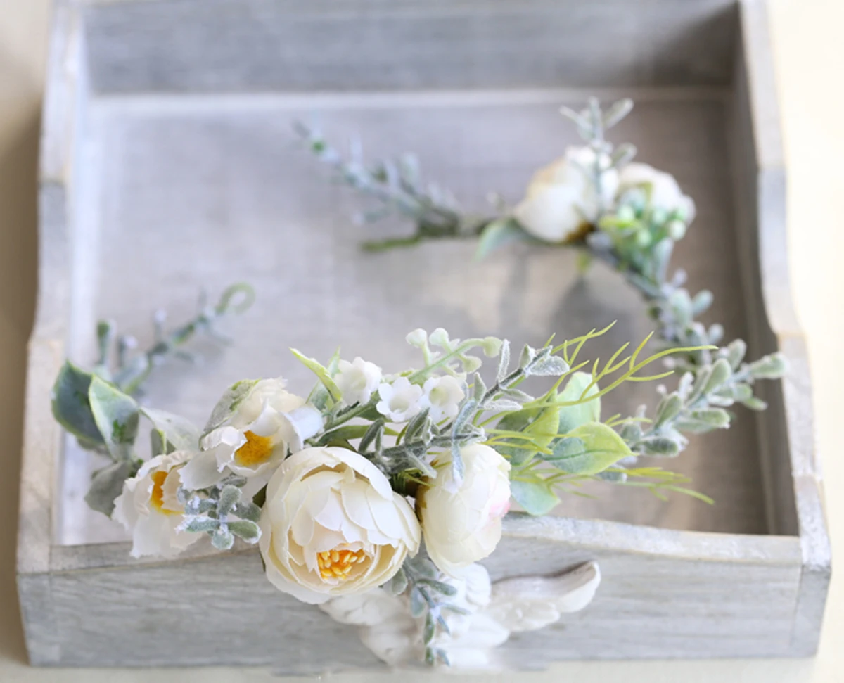 2019 цветок невесты тиара гребень для волос Hairband женские свадебные аксессуары