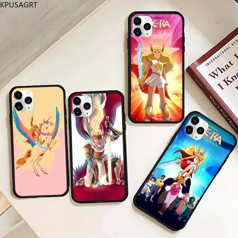 

KPUSAGRT She-Ra and the Princesses of Power Phone Case Rubber for iPhone 11 pro XS MAX 8 7 6 6S Plus X 5S SE 2020 XR case