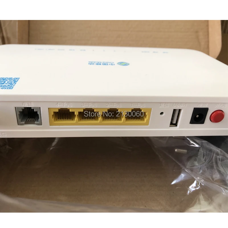 FTTH ONT ZTE F673A V2 GPON ONU 4GE + Тел USB Wifi английская версия модем ftth оптический сетевой