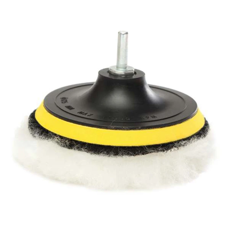

6 Inch Car Polishing 6 Pieces Sponge Wheel Wool Plate Sealing Glaze Cotton Car Beauty Polishing Wax Plate Set