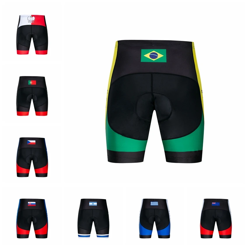 2021 cycling shorts Men MTB bike Shorts Padded Mountain Road Bottom bicycle Tight underwear cycle racing black Brazil Israel Us