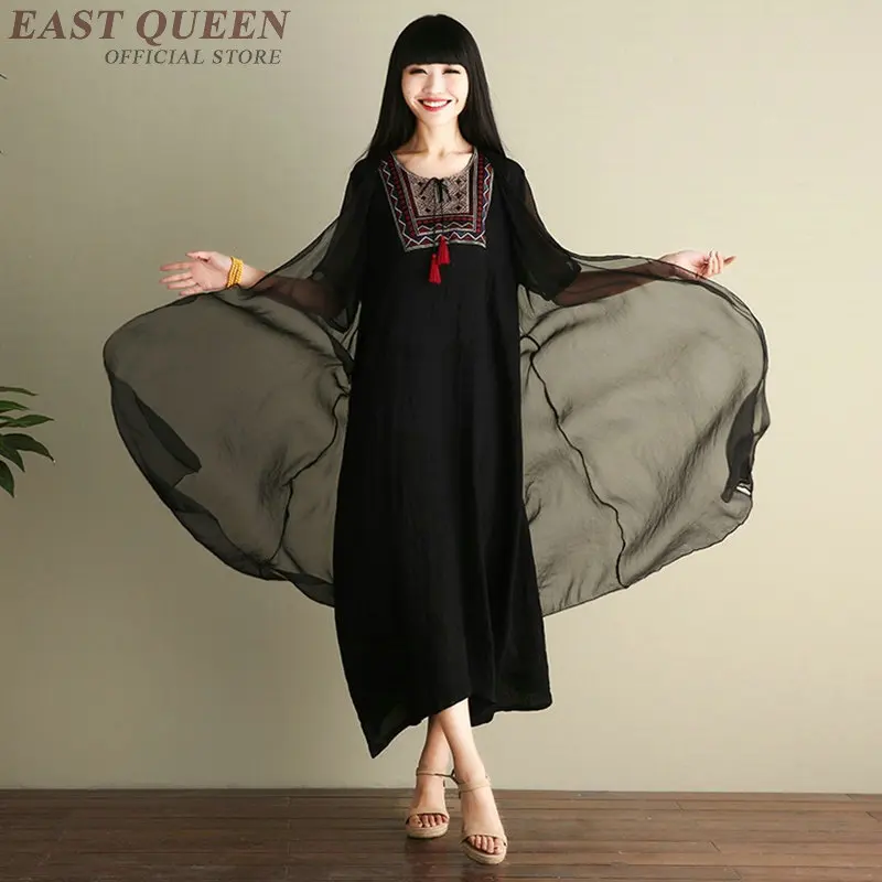 Летние платья 2019 платье в винтажном стиле женское бохо ретро с коротким рукавом