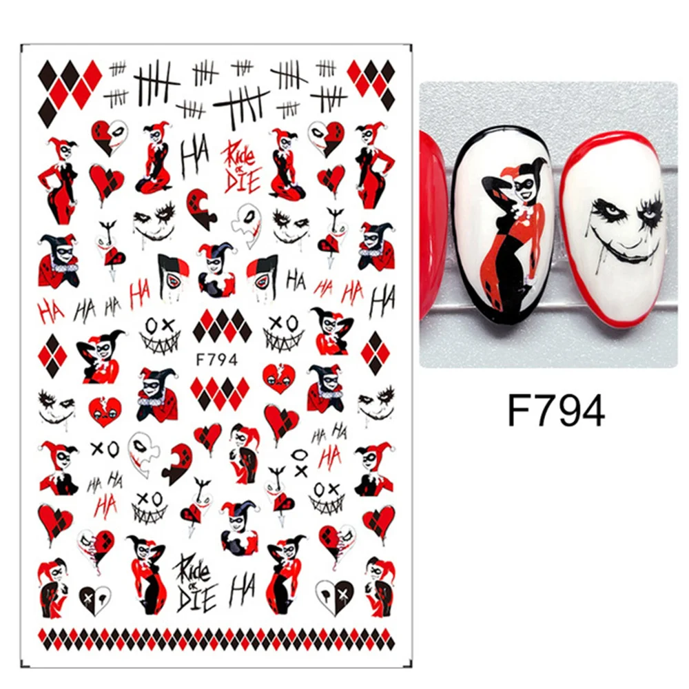 New 3D Halloween Blood Fake Scab Tattoos Nails Stickers Bloody Wound Splatter Palm Nail Art Decal Creepy Manicure Accessories | Красота и