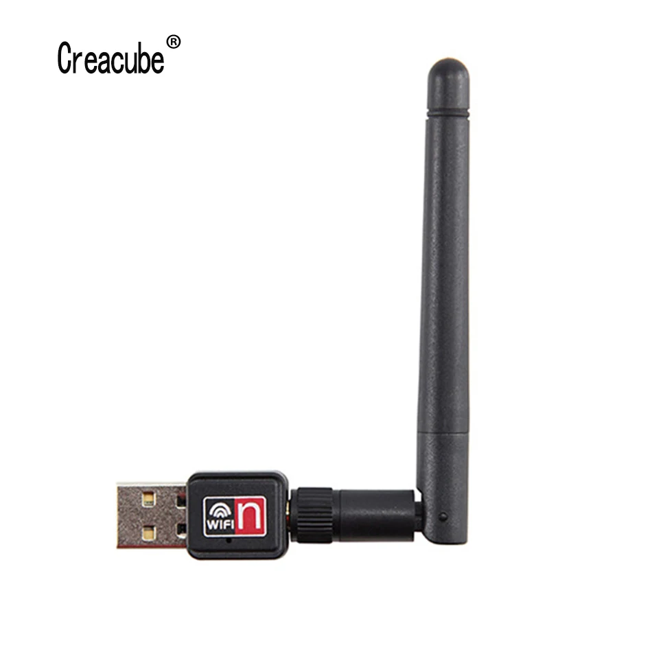 Creacube USB MT7601 WiFi беспроводная сетевая карта 150 м 802.11n LAN адаптер с поворотная антенна