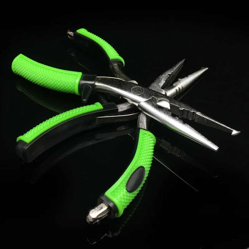 

High Quality Aluminum Alloy Fishing Pliers Grip Set Fishing Tool Split Ring Cutters Line Hook Recover Fishing Tackle Gripper