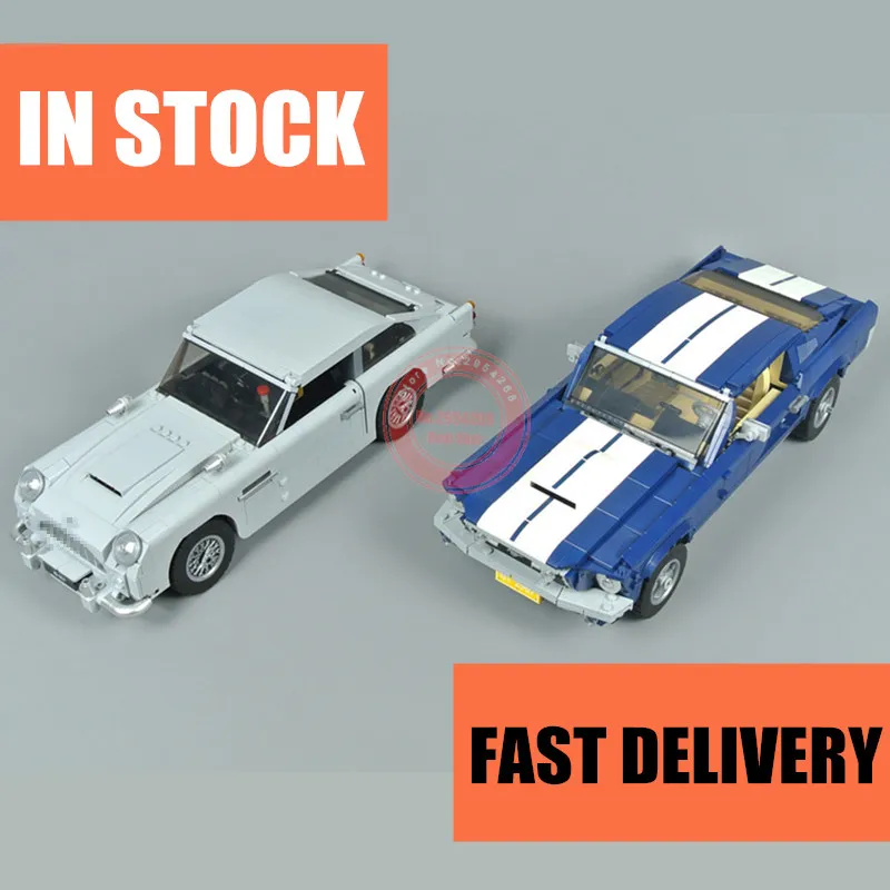 Новая гоночная машина T1 James Bond DB5 Technic Mustang City модель угонное зарядное устройство