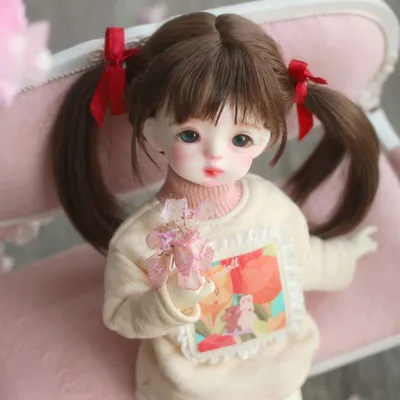 

BJD /MDD Double Pony Tail 3 point 4 point 6 point Dolls with Wigs