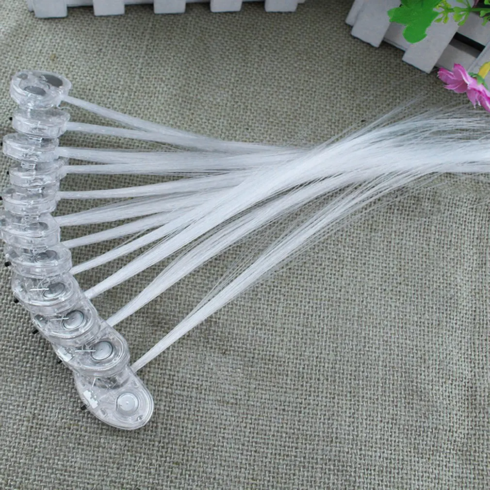 

1pcs Flashing Fiber Optic Hair Braid Light Up Glow Party Favors Supplies Barrettes Accessories Luminous Toys