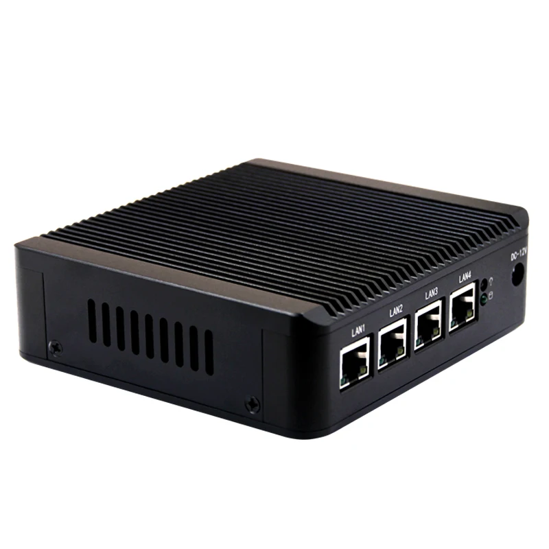 4 LAN-порта J1900 E3845 nano itx x86 одноплатный компьютер без вентилятора тонкий клиент