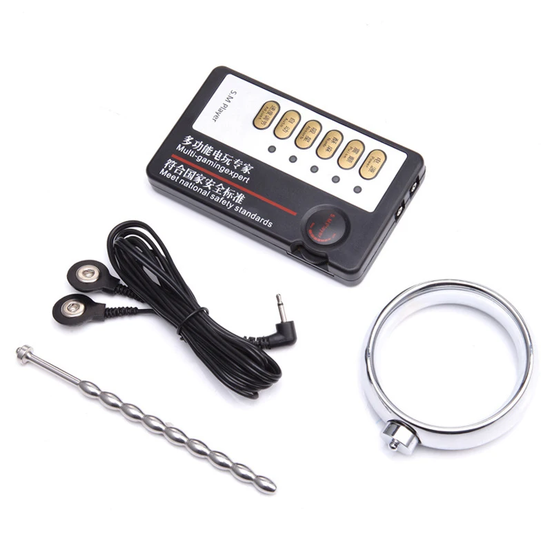 Кольцо для пениса с электрошоком стимуляция уретры медицинские тематические